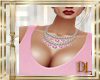 DL NECKLACE PINK FAYE