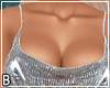Silver Disco Mini Dress