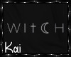 WITCH LONG TEE /F