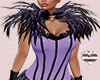 Purple Black Feathers