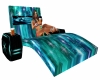 MJ-Tealcouples pool sofa