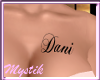 MK- Dani Chest Tat