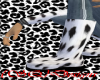 {SQ}Zebra Fur Boots