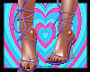 Lavender Strappy Heels