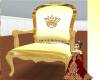 Royal Gold Crown Chair