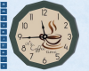 Lil Coffee Cafe Clock