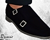 Dark Blue Leather Shoes