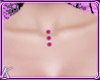 pink chest piercing