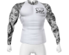 Tank White Tattoo+Muscle