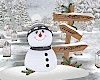 Snowman w Sign