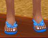 FG~ Bblue Bow Sandals