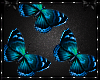 Flying Butterflies Blue