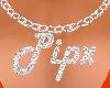 PIPX  SILVER NECKLACE