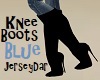 Knee Boot w/Blue