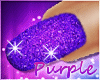 Purple Nails [Glitter]