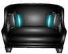 Gray / Teal Sofa/Couch