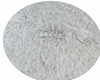 white round carpet