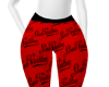 LV Red Diva Tights