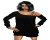 BLACK SWEATER DRESS