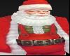 Christmas Santa Clause Red Coat Hat White FUR SOUND MUSIC