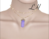 LH  Amethyst necklace