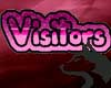 Pink visitors sticker