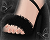 cina black pom heels