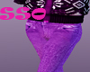 winter purple(muse)jeans