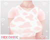 [NEKO] Pink Cow Cozy Fit
