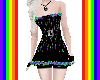 Rainbow Pawprint Dress
