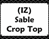 (IZ) Crop Top Sable