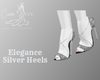 Elegance Silver Heels
