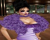 Purple City Fur Coat