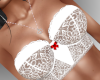 V-Day^White Lace Corsets