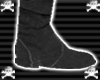 ~D~Flat Black boots