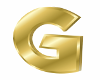 3D Gold Letter G
