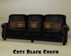 *Cozy Black Couch