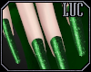 [luc] L Green Sparkle
