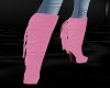 AV Pink Fringe Boots