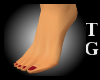[TG] Nice Feet Red Nails