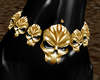 Gold skull belt