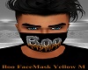 Boo Face Mask Yellow M