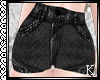 K| Black shorts