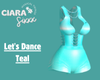 Let's Dance Teal