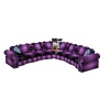 Purple Elegance Couch