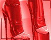 🔥 Red Latex Heels