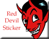 Red Devil Sticker