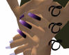 TTT Long Purple Nails