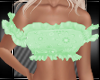 [L] LIME FRILLY TOP