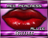 *S*Allie Lips Red Peach